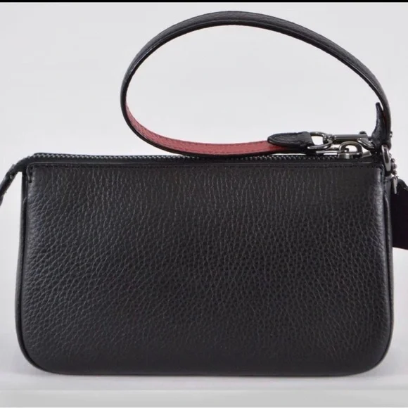 🔥SOLD🔥 Coach Nolita 19 .Black Leather Rainbow Horse and Carriage Print - Picture 8 of 10